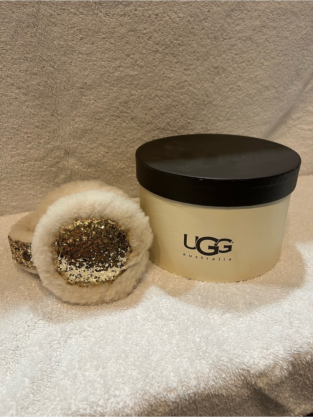 UGG Gold Sequin Earmuffs